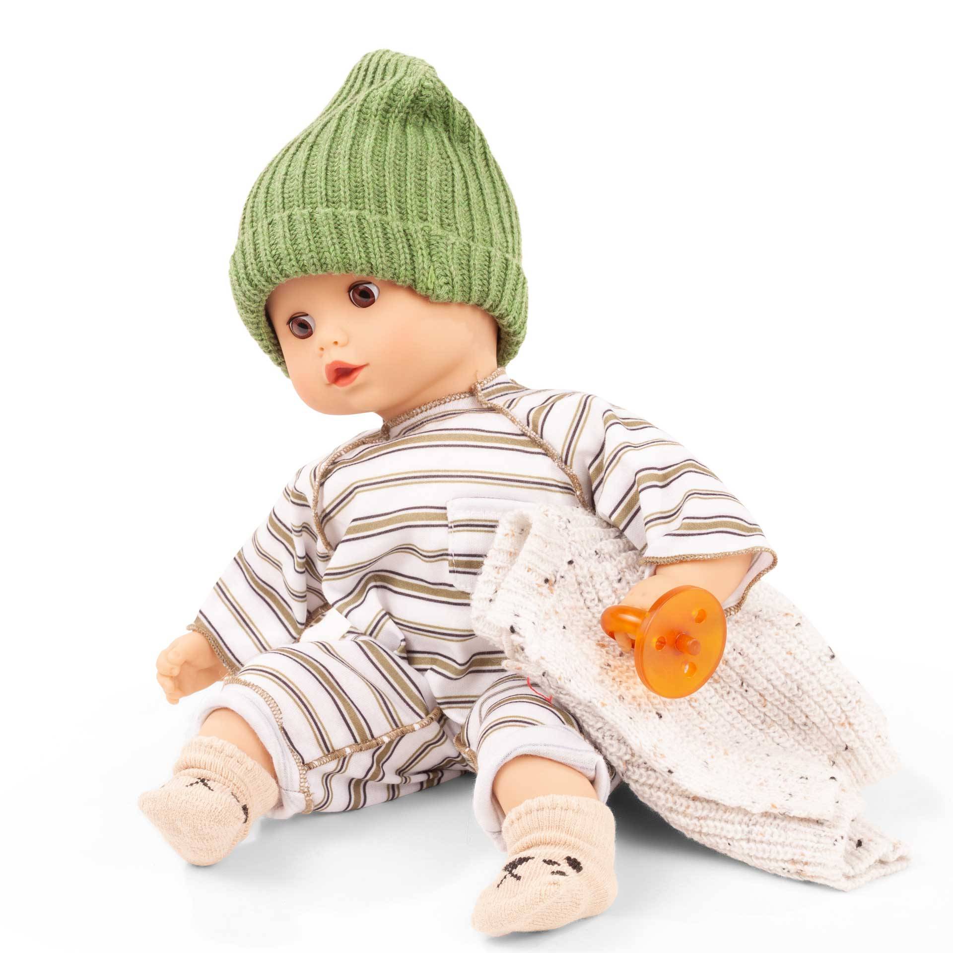Götz - Baby 33cm Muffin grüne Mütze