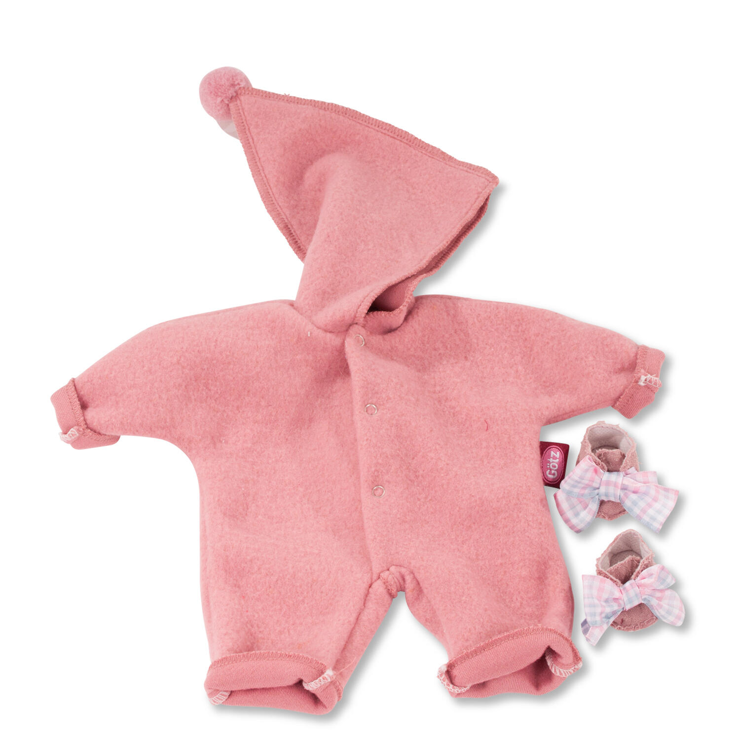 Götz - Götz Puppenmanufaktur – Babyanzug Zipfelmütze rosa Gr Puppenkleidung Götz - Götz Puppenmanufaktur – Babyanzug Zipfelmütze rosa Gr Puppenkleidung