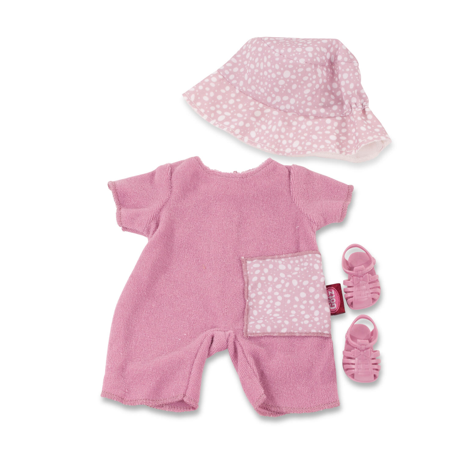 Götz - Kombination Sommer; Gr. S 30 cm; Puppenkleidung rosa
