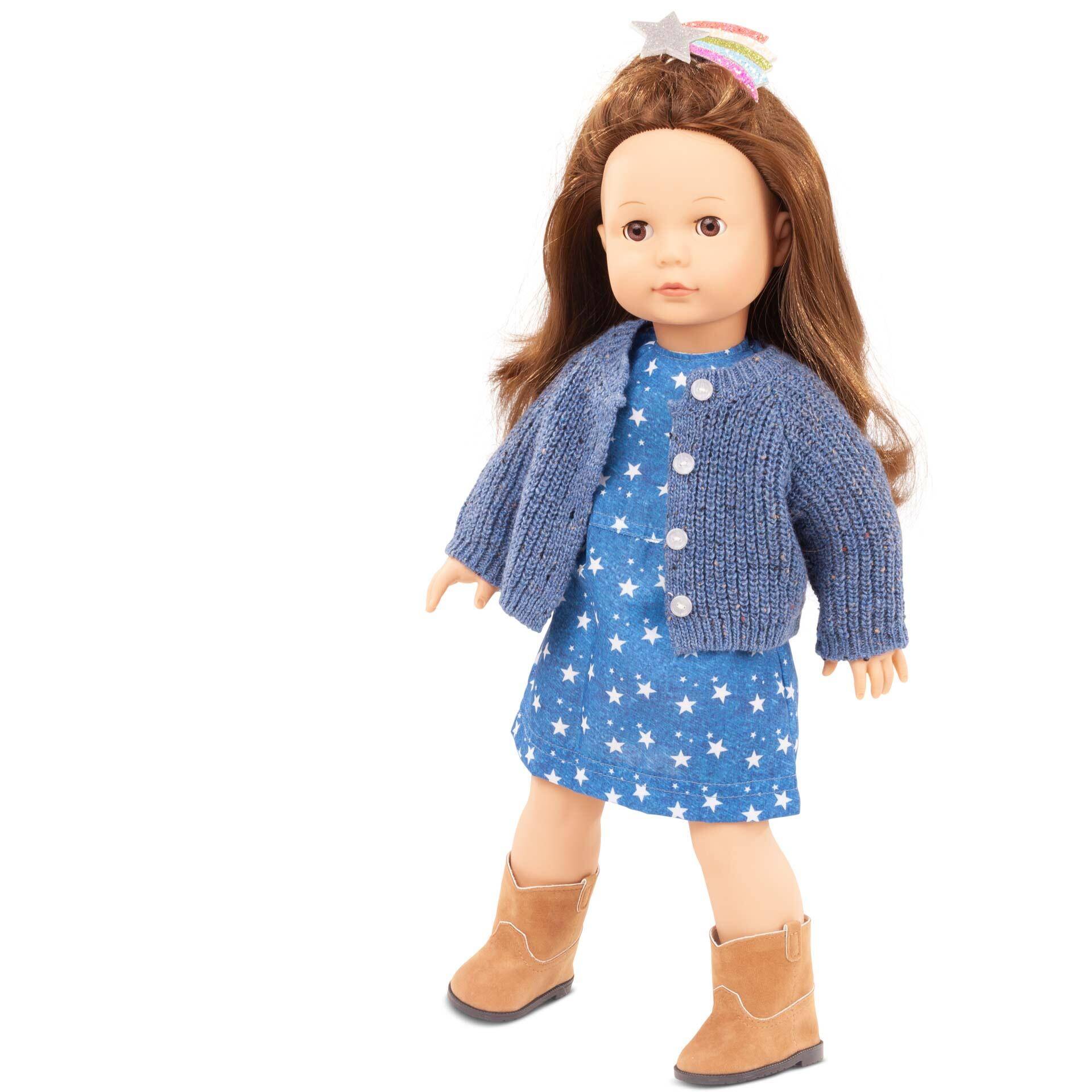 Götz - Puppe Elisabeth / Sternenkleid mit Jacke / 46cm