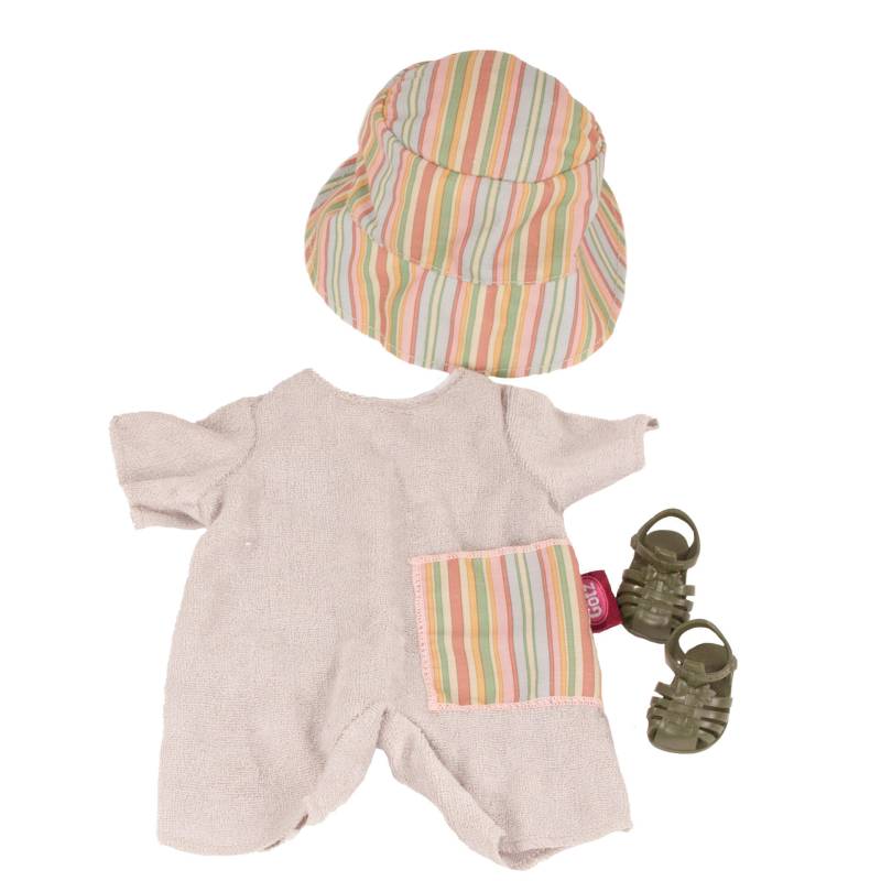 Götz - Puppenkleidung 30 cm Babykombi Streifen/grün Götz - Puppenkleidung 30 cm Babykombi Streifen/grün