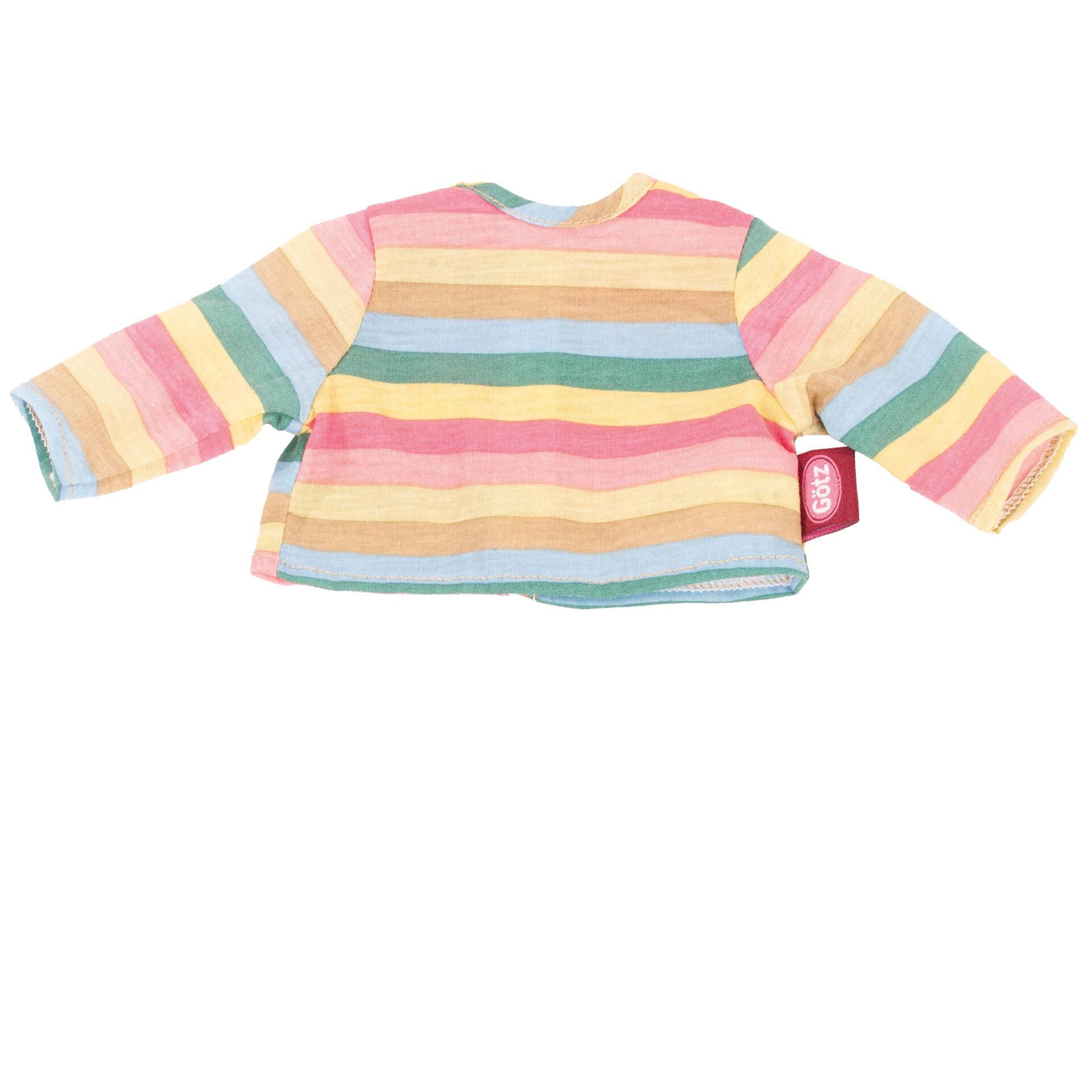 Götz - Puppenkleidung 30 cm T-Shirt Streifen bunt