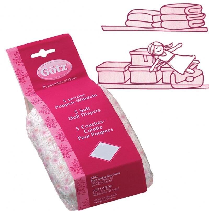 Götz - Windeln Happy Flower 42-46cm (5 Stück)