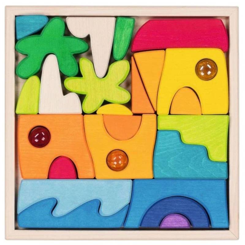 Goki - Bausteine Landschaftspuzzle Honolulu Goki - Bausteine Landschaftspuzzle Honolulu