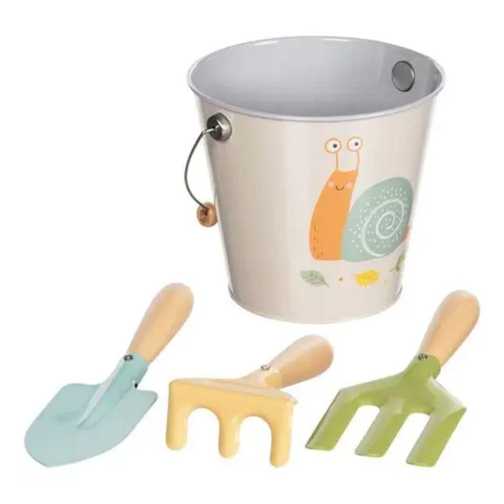 Goki - Eimer mit Gartenwerkzeug