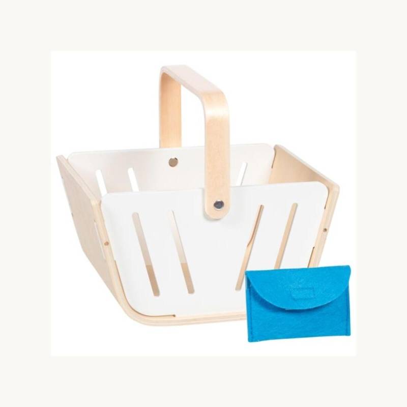 Goki - Einkaufskorb Minishopper mit Geldbörse Goki - Einkaufskorb Minishopper mit Geldbörse