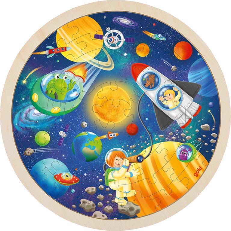 Goki - Einlegepuzzle Weltall Goki - Einlegepuzzle Weltall