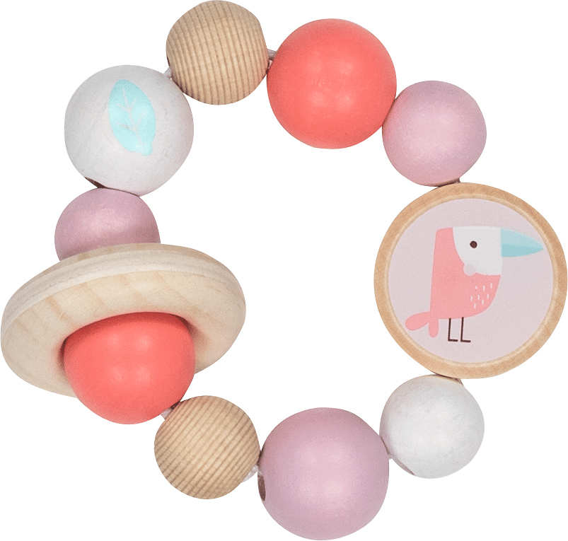 Goki - Greifling Elastik Papageienta