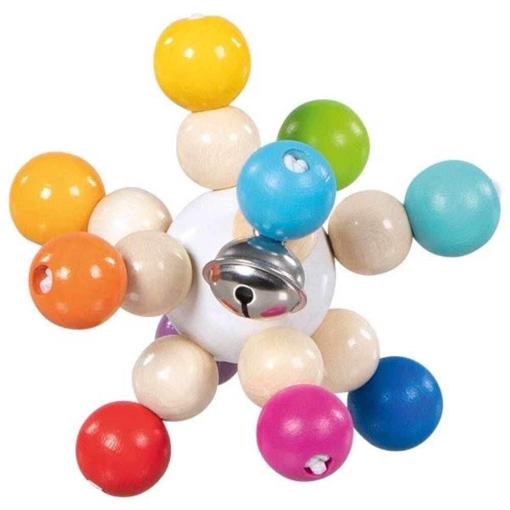 Goki - Greifling Elastik Regenbogenball