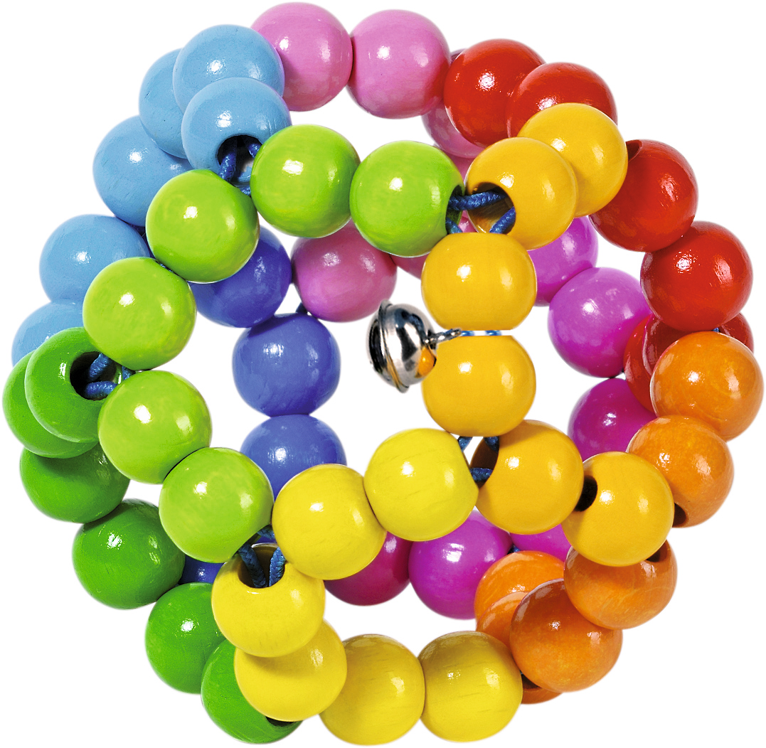 Goki - Greifling Elastik Regenbogenball Goki - Greifling Elastik Regenbogenball