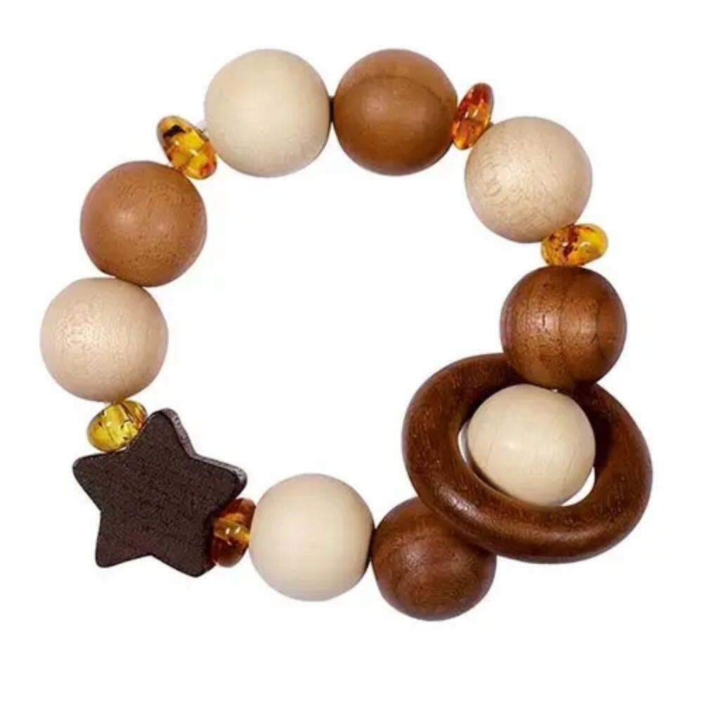 Goki - Greifling Elastik Stern, Bernstein