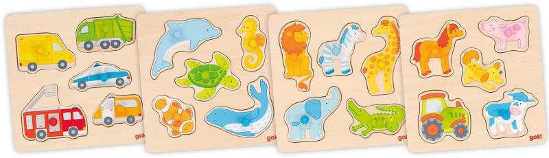 Goki - Steckpuzzle sortiert