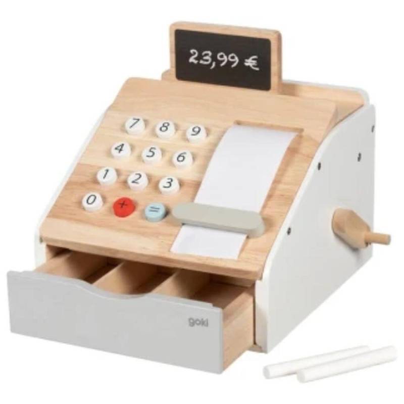 Goki - Kasse weiß mit Kassenrolle Goki - Kasse weiß mit Kassenrolle