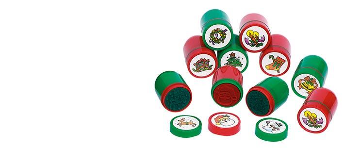 Goki - Kunststoff-Stempel, Weihnachtsmotive