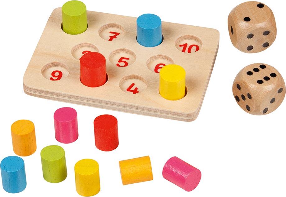Goki - Mini Würfelspiel Shut the box