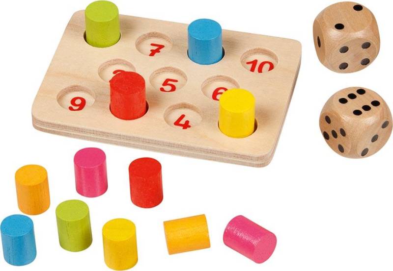 Goki - Mini Würfelspiel Shut the box