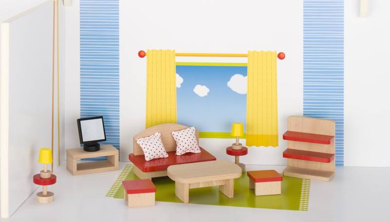 Goki - Puppenmöbel Wohnzimmer, goki basic.