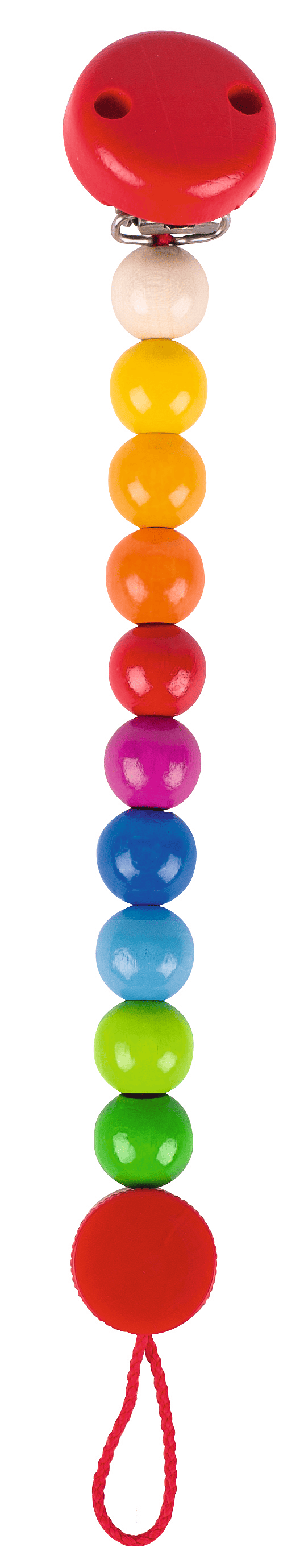 Goki - Schnullerkette Regenbogen