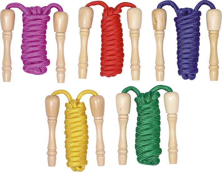Goki - Springseil mit Holzgriffen Goki - Springseil mit Holzgriffen