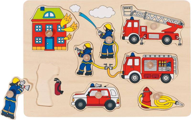 Goki - Steckpuzzle Feuerwehr