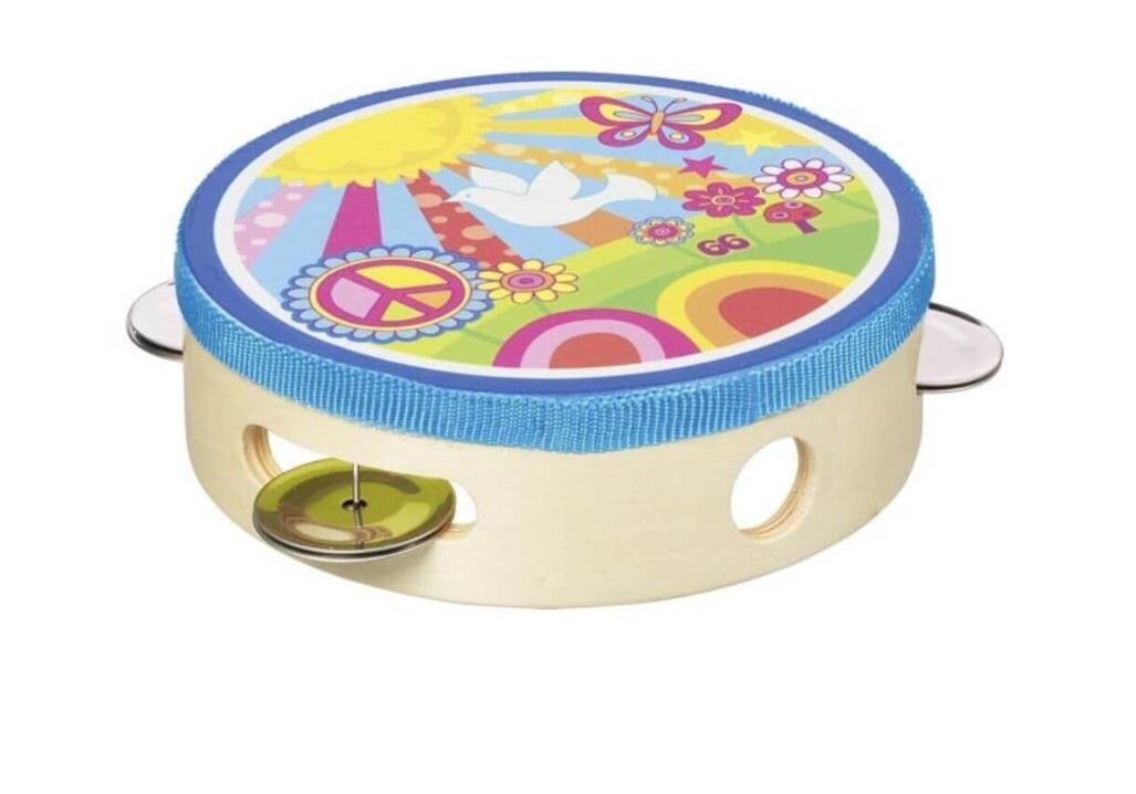 Goki - Tamburin mit Schellen / Sonnenschein