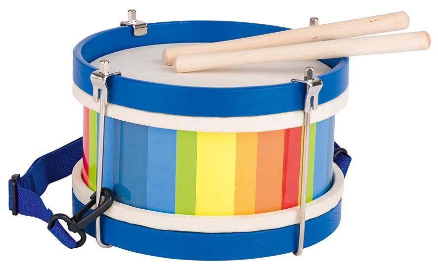Goki - Trommel Holz blau
