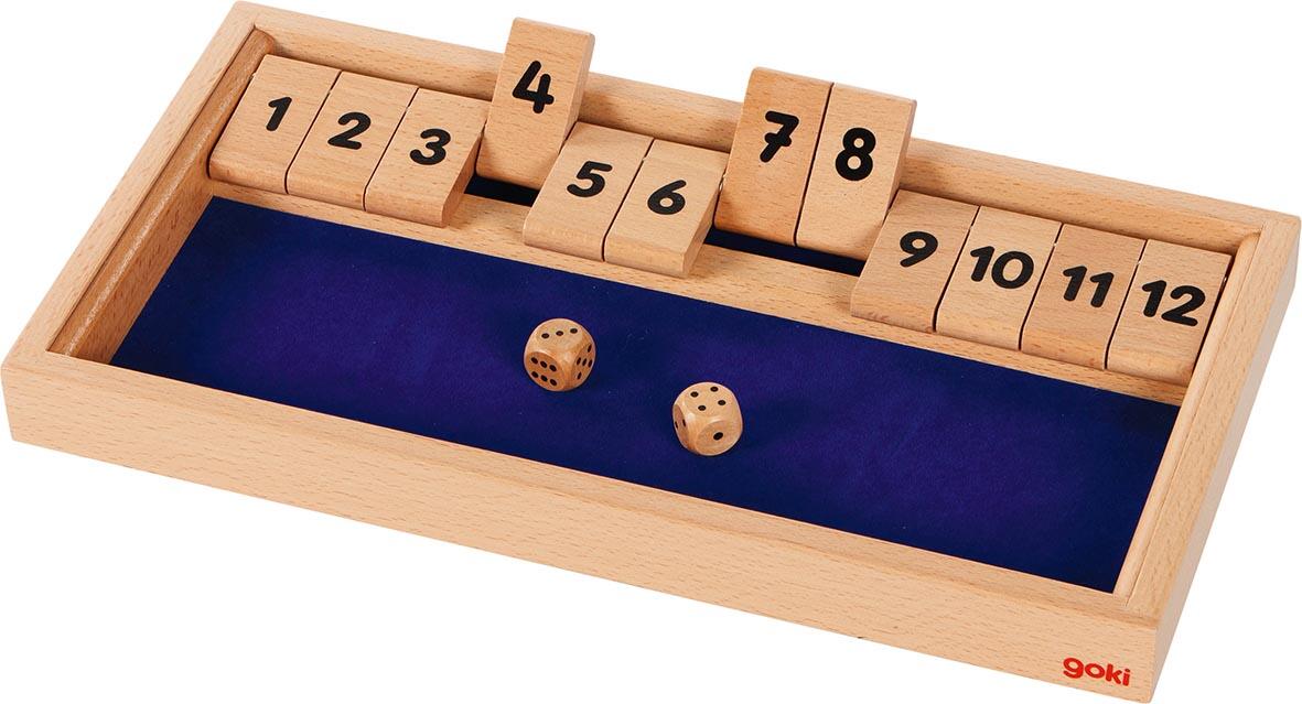 Goki - Würfelspiel Shut the box 12er