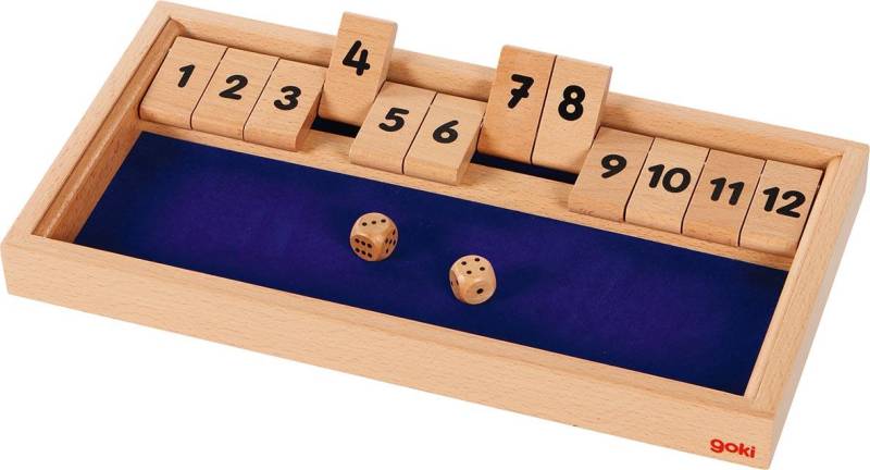 Goki - Würfelspiel Shut the box 12er Goki - Würfelspiel Shut the box 12er