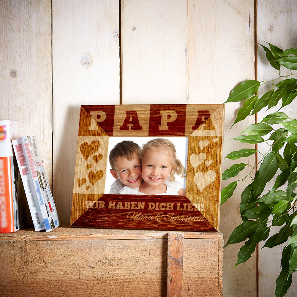 Personalisierter Bilderrahmen für Papa Personalisierter Bilderrahmen für Papa von Monsterzeug