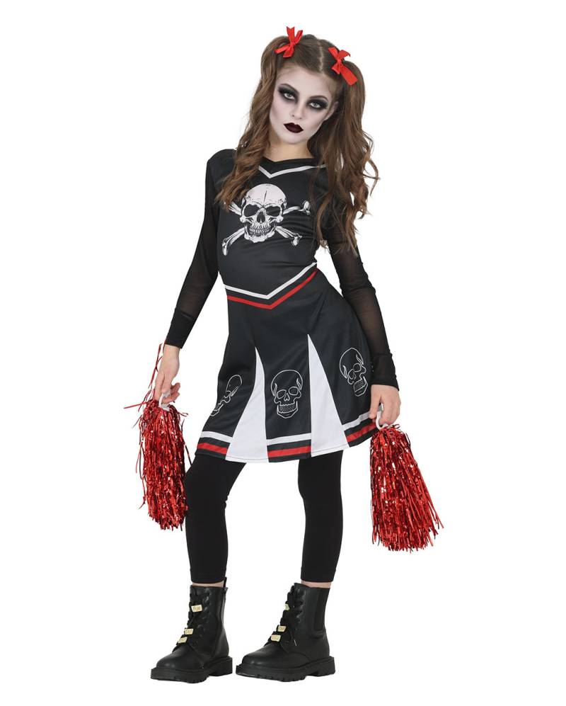 Gothic Cheerleader Kostüm für Kinder Gothic Cheerleader Kostüm für Kinder