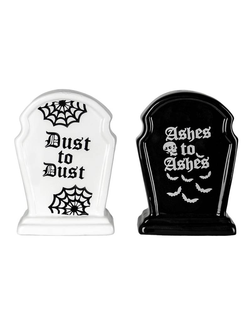 Gothic Grabstein Salz & Pfefferstreuer Set Gothic Grabstein Salz & Pfefferstreuer Set