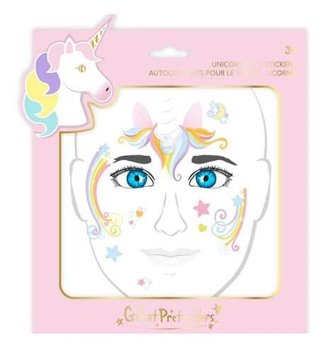 Great Pretenders - Sticker Gesicht / Einhorn