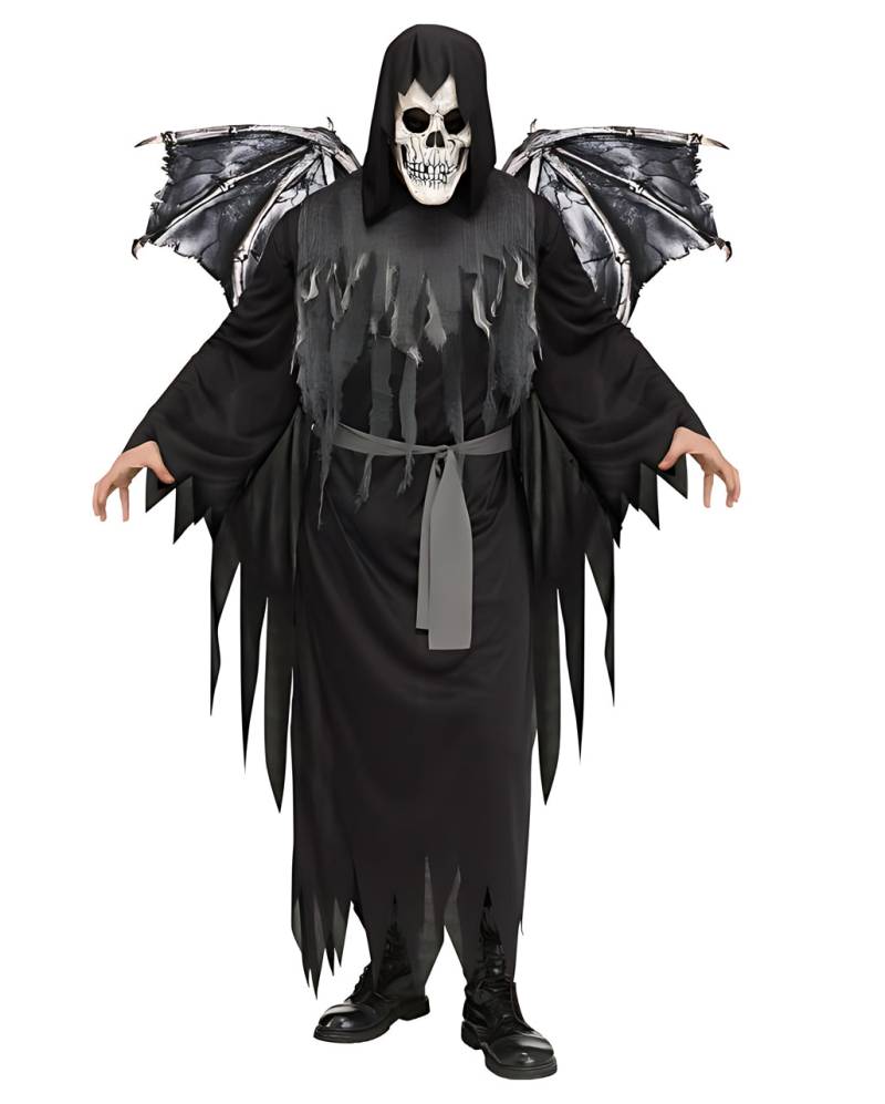 Grim Reaper Männerkostüm mit Flügeln Grim Reaper Männerkostüm mit Flügeln