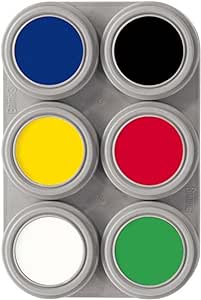 Grimas - Schminkpalette 6 Farben 2.5ml