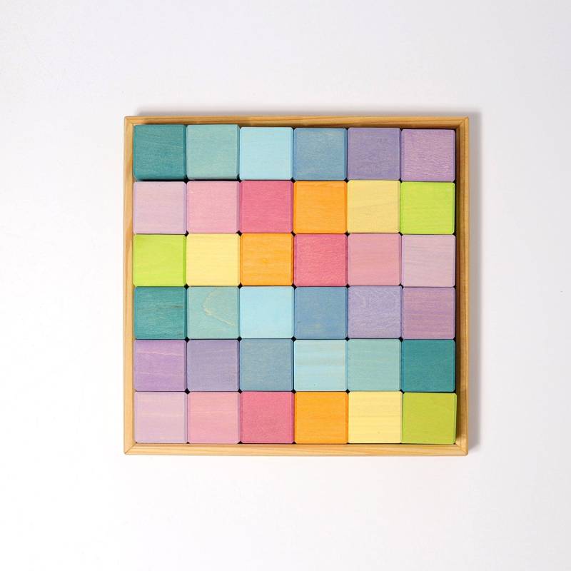 Grimms - Bausteine Mosaik pastell
