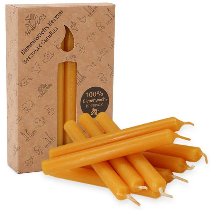 Grimms Geburtstagskerzen 100% Bienenwachs 12 Kerzen