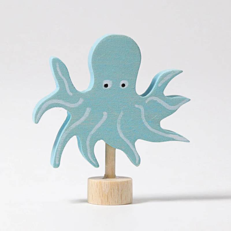 Grimms - Grimm´s – Steckfigur Tintenfisch – Holzfigur Grimms - Grimm´s – Steckfigur Tintenfisch – Holzfigur