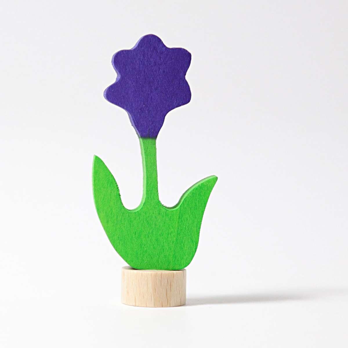 Grimms - Grimm´s – Steckfigur lila Blume – Holzfigur