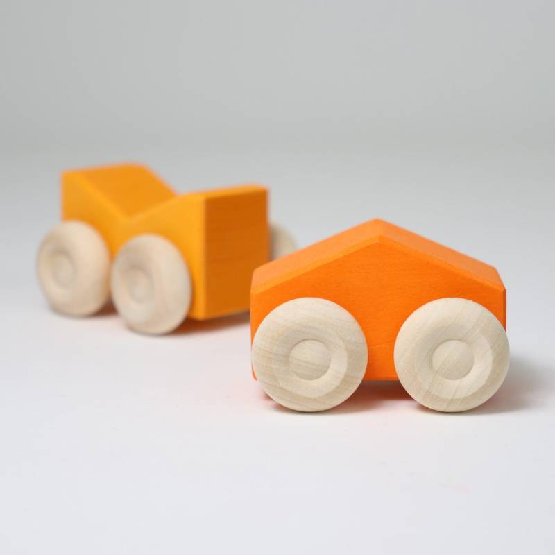GRIMMS Spiel und Holz Design - Stapel-Autos Orange GRIMMS Spiel und Holz Design - Stapel-Autos Orange