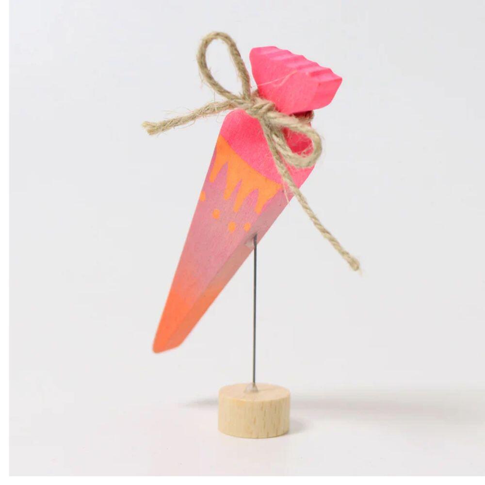 Grimms - Steckfigur Schultüte Neonpink