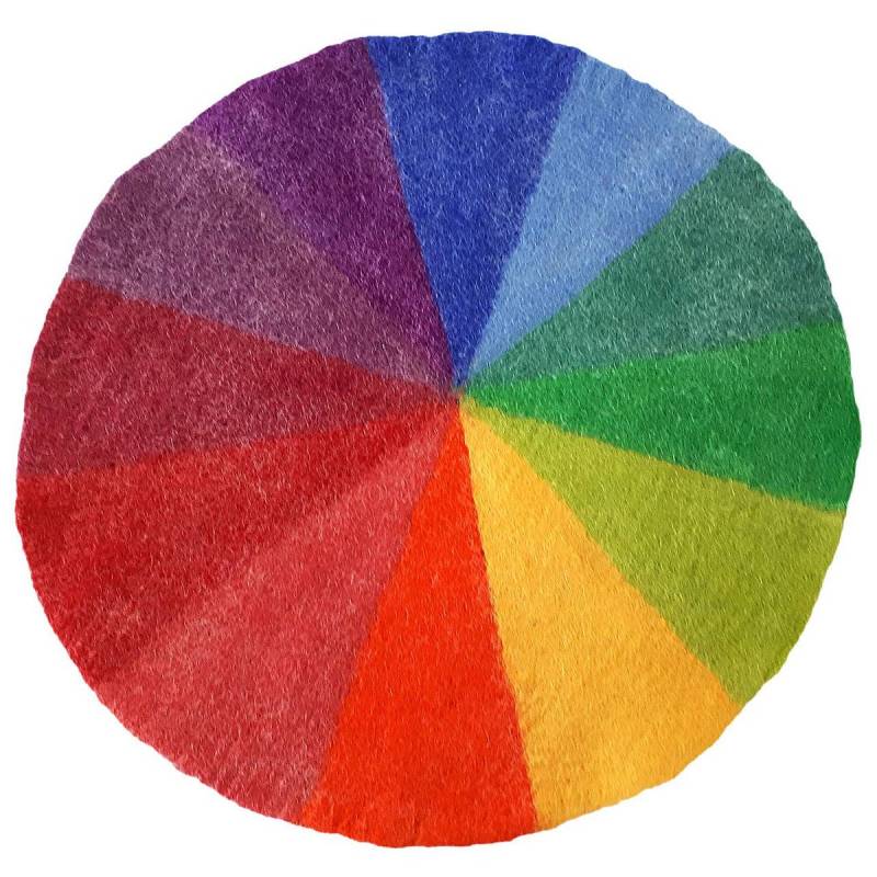 Großer Farbenkreis aus Filz für Gruppen und Kitas 150 cm Großer Farbenkreis aus Filz für Gruppen und Kitas 150 cm