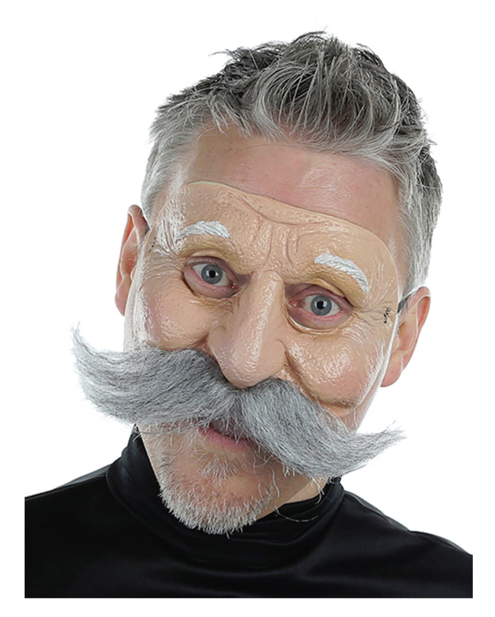 Großvater Halbmaske mit Bart