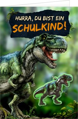 Grußkarte – Hurra, du bist ein Schulkind!