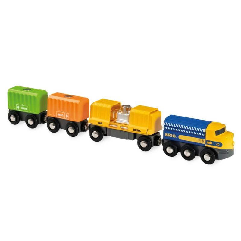 Güterzug mit drei Waggons ab 3 Jahren Güterzug mit drei Waggons ab 3 Jahren