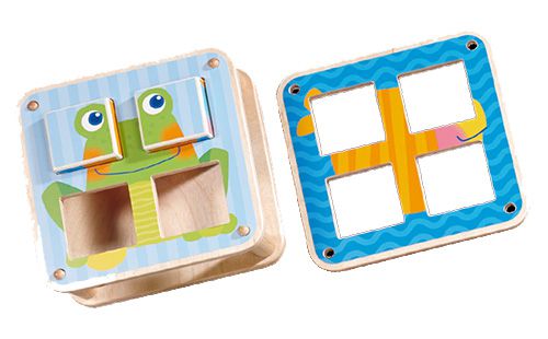 HABA - Würfelpuzzle Gartentiere