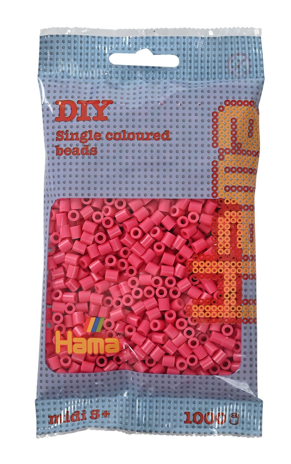 HAMA-Bügelperlen - Bügelperlen Beutel 1000 St. pink