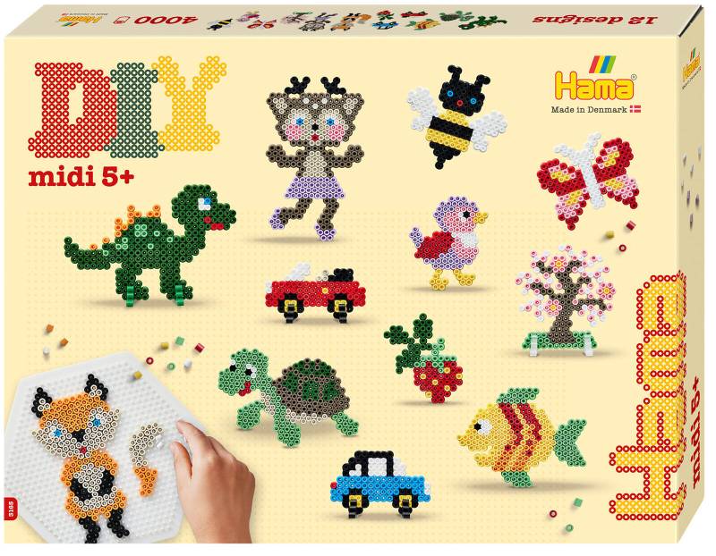 HAMA-Bügelperlen - Bügelperlen Set Bunte Bastelwelt HAMA-Bügelperlen - Bügelperlen Set Bunte Bastelwelt