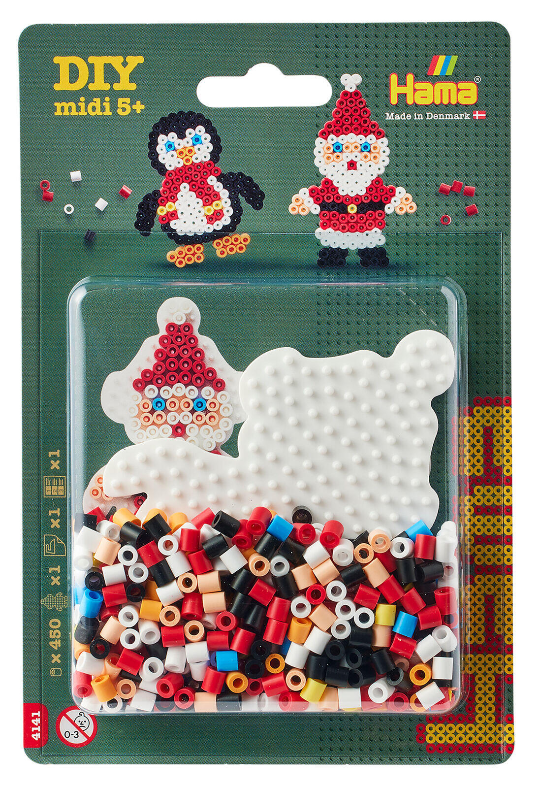 HAMA-Bügelperlen - Bügelperlen Set klein Weihnachtsmann