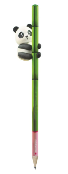 HB-Bleistift mit Radiergummi I Love Bamboo Panda mit Vanille-Duft Stifte