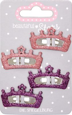Haarclips Glitzerkrone no.3 - beautiful Stars